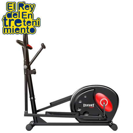 Bicicleta Elíptica Magnética Expert Fitness Caminador Negro