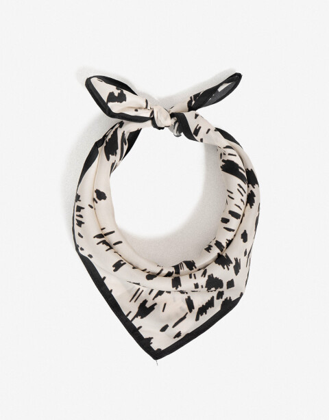 Pañuelos Raso Exclusive Edition Pañuelo De Seda Animal Print - Combinacion Bicolor