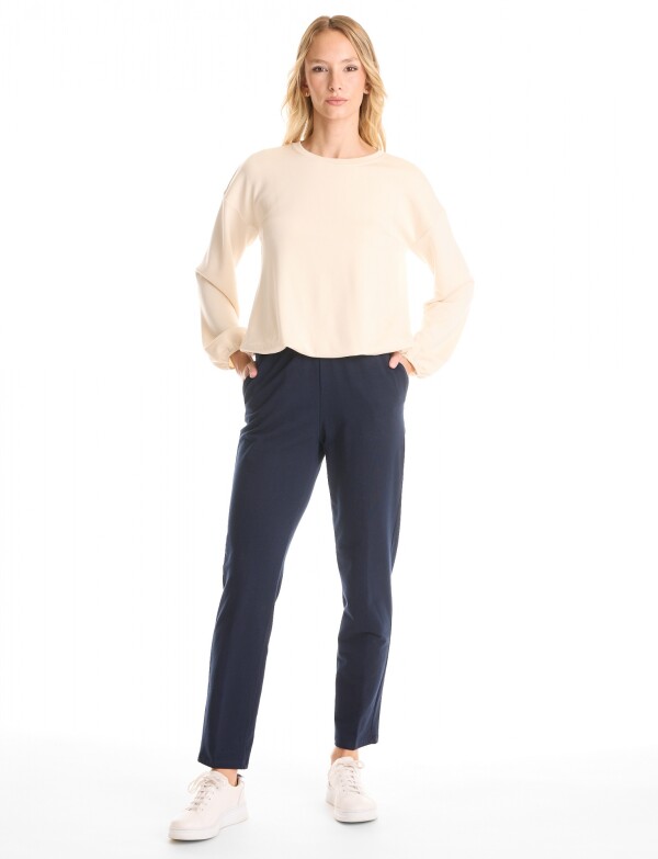 Pantalon Yoga Algodon AZUL