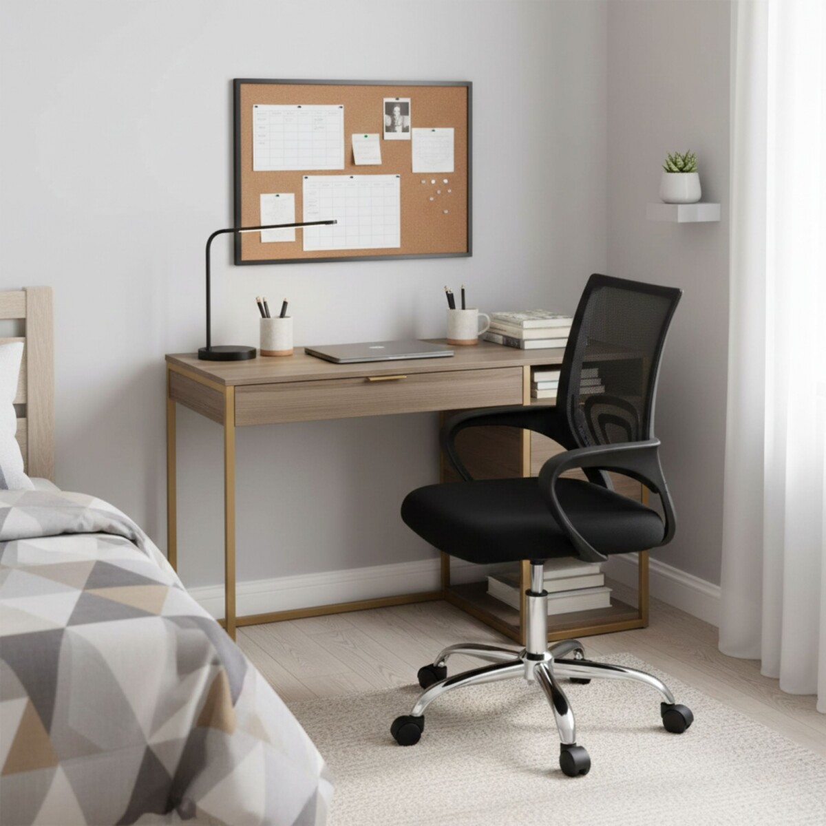 Combo Escritorio + Silla de Oficina - Lux 