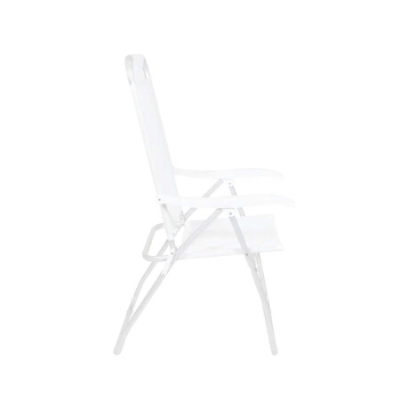 Silla Plegable de Aluminio 4 Posición Blanco