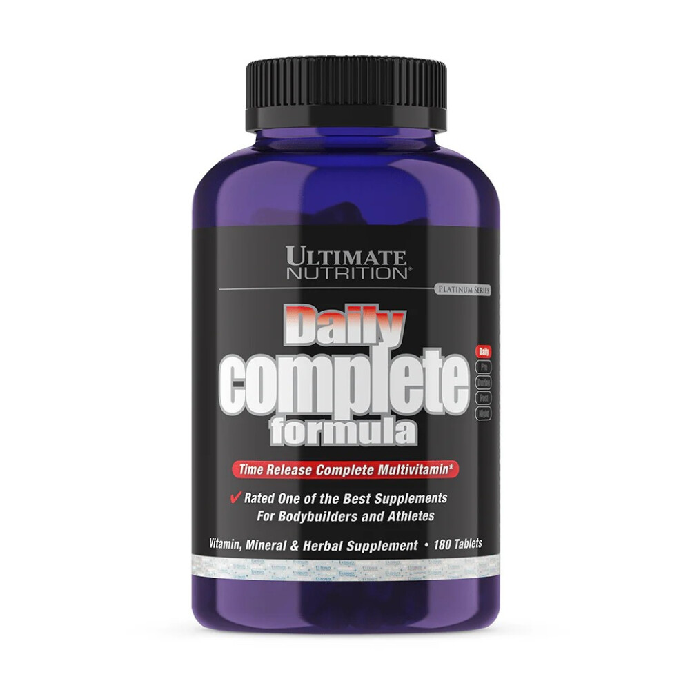 Daily Complete Formula | Multivitamínico y Multimineral | 180 Tabletas Ultimate Nutrition Daily Complete Formula | Multivitamínico y Multimineral | 180 Tabletas Ultimate Nutrition