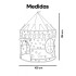 Carpa Infantil IMBACK IBK-CAR002 | Castillo Princesa o Espacial, 135 x 105 cm, Plegable y Resistente Azul Carpa Infantil IMBACK IBK-CAR002 | Castillo Princesa o Espacial, 135 x 105 cm, Plegable y Resistente Azul