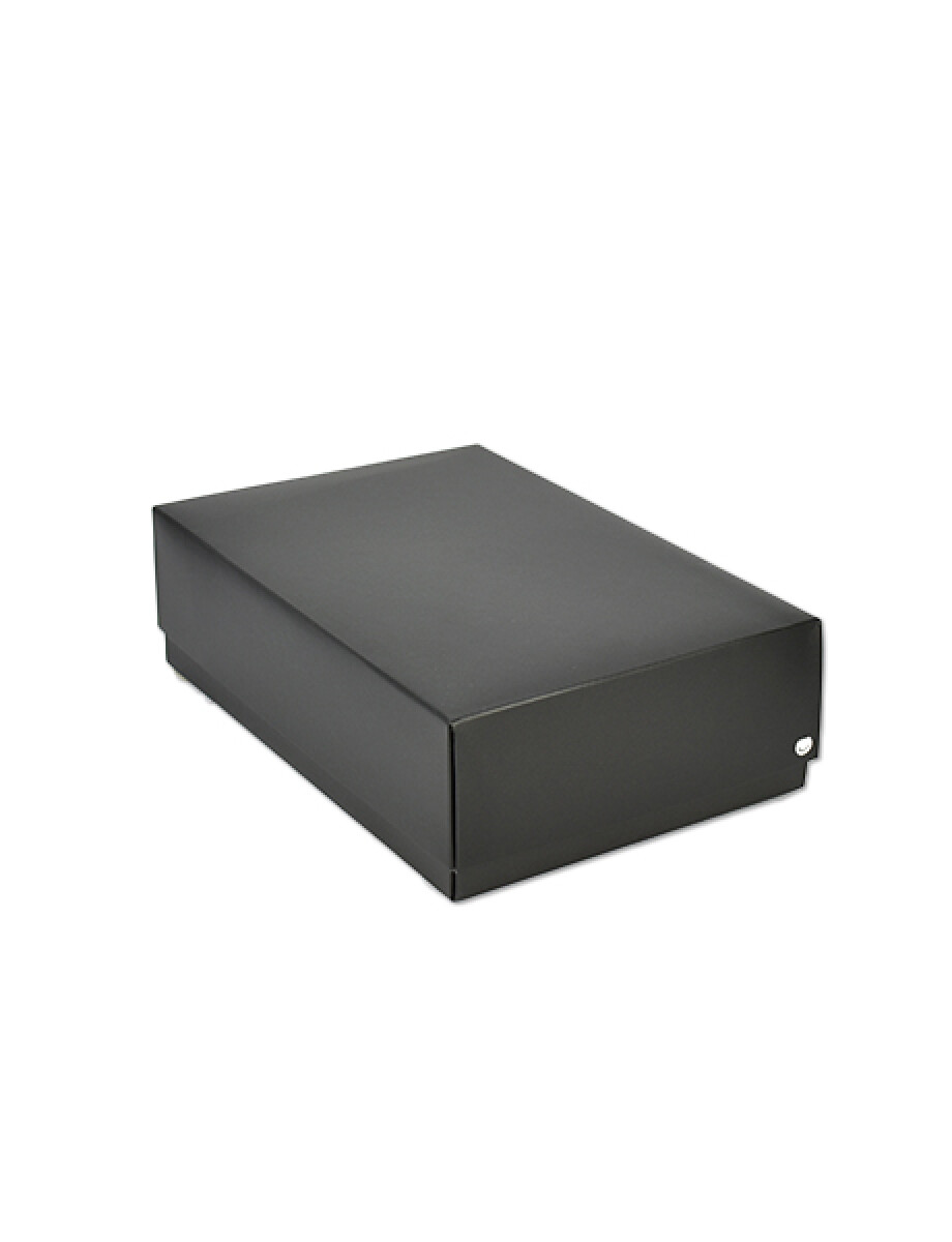 Caja laminada 08 - 20x30x9 cm - NEGRO 