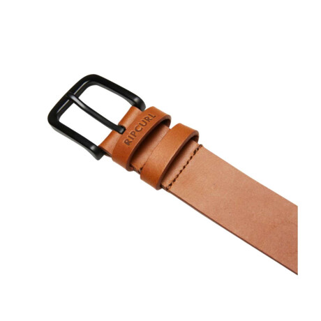 Cinto Rip Curl Cut Down Leather Belt Marrón