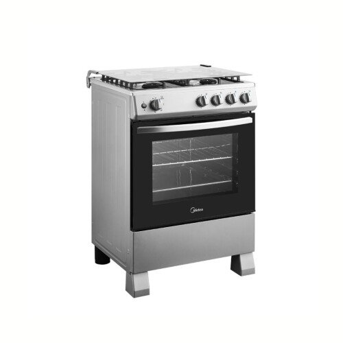 Cocina A Gas 70L Inox - 4 Hornallas - Modelo MFO-MG24TCUSL - Midea Cocina A Gas 70L Inox - 4 Hornallas - Modelo MFO-MG24TCUSL - Midea
