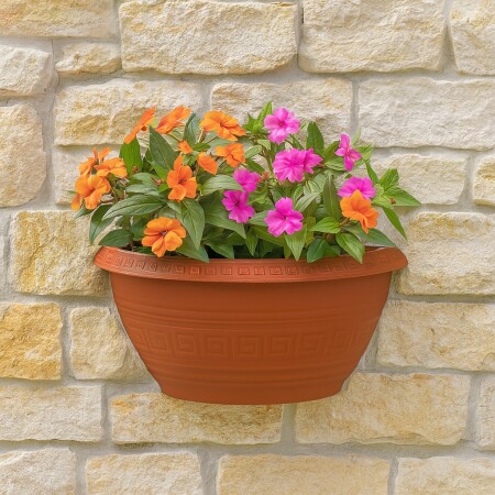 MACETA DE PARED PLASMONT 1.7 LITROS TERRACOTA MACETA DE PARED PLASMONT 1.7 LITROS TERRACOTA