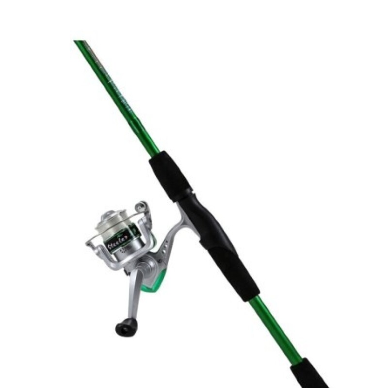 Caña Okuma Steeler Combo Caña + Reel + Tanza 1,65 Mts Naranja