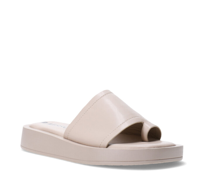 Sandalias de Mujer Miss Carol DALIA con tira frontal Beige