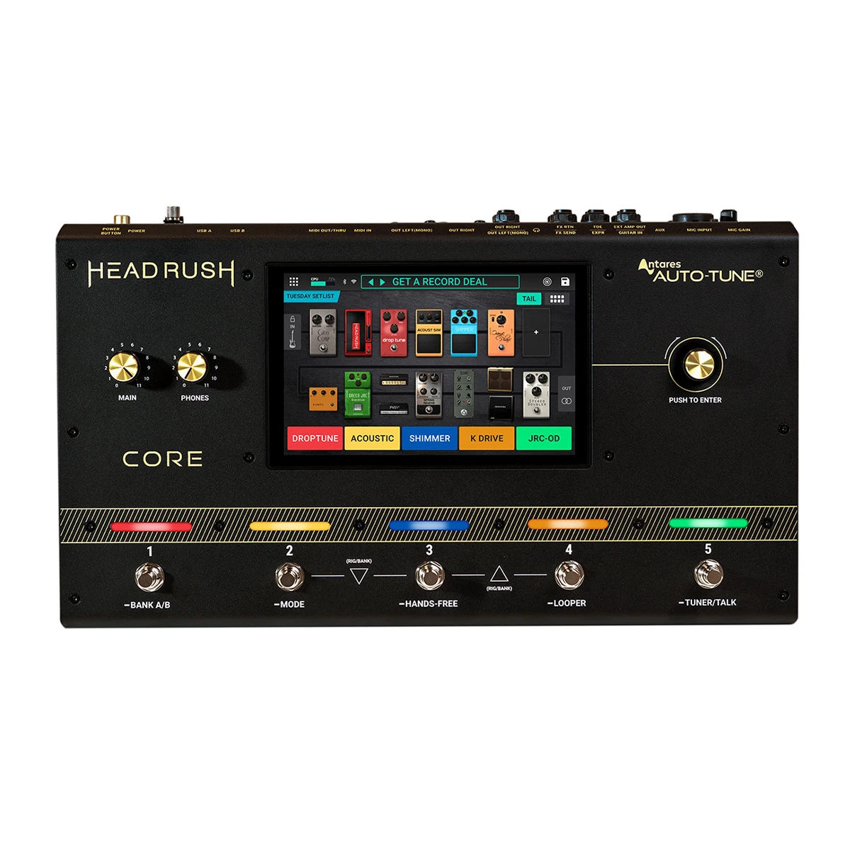Pedal Multiefectos Headrush Hrcore Fx 