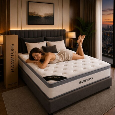 Colchon de resortes 2 Plazas HAMPTONS Rhodium Colchon de resortes 2 Plazas HAMPTONS Rhodium