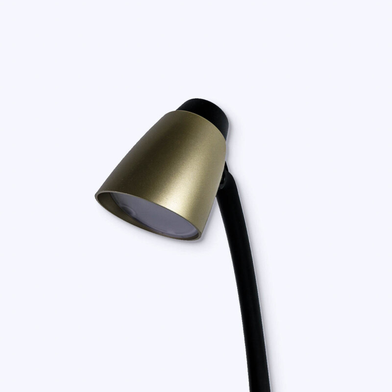LAMPARA DORADO/NEGRO LED P/ESCRITORIO Unica