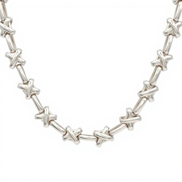 Cadena Cruces-Plata 925-Sin Piedra-CD3225 sinpiedra