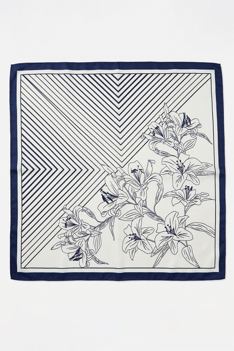 FOULARD RAYAFLOR AZUL