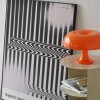 Lampara Retro Mushroom con USB Naranja