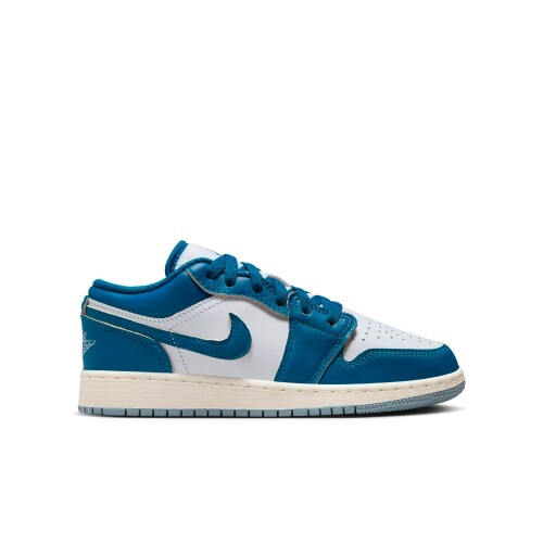 Zapatillas Air Jordan 1 Low Se de Niño Blanco