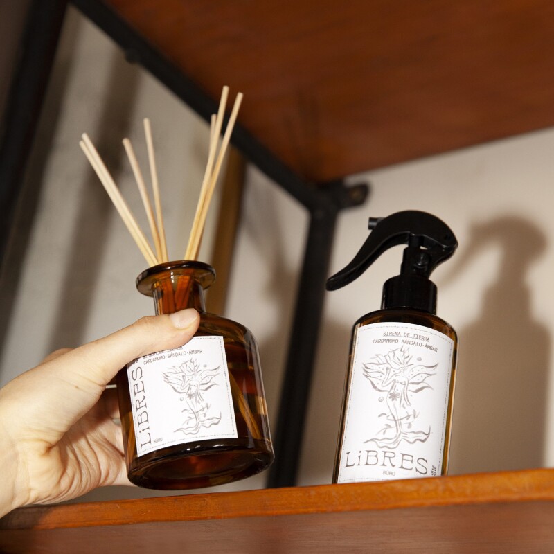 Difusor aromatizador de ambientes 80ml Sirena de Tierra