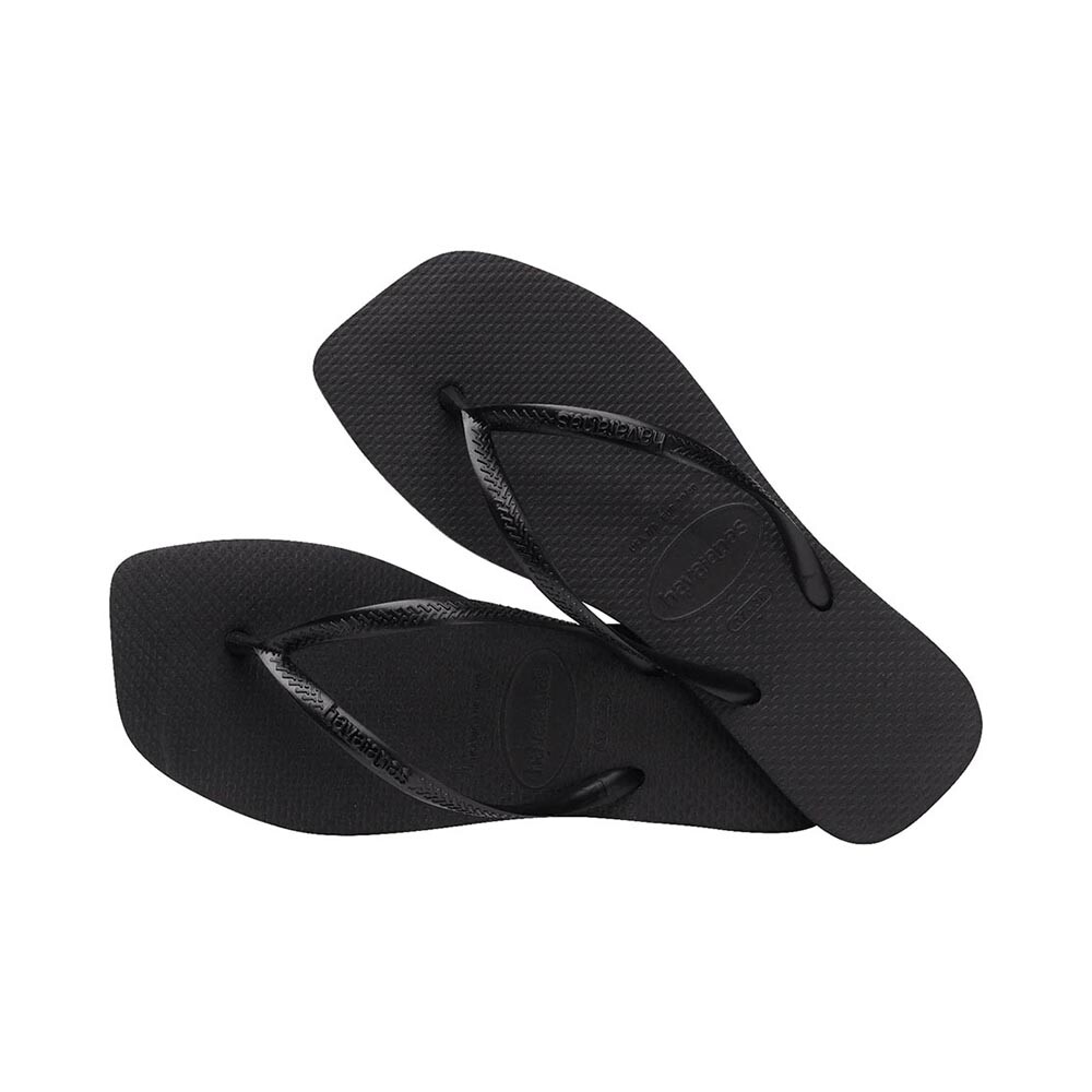 Sandalias Havaianas Slim Square Mujer Negro