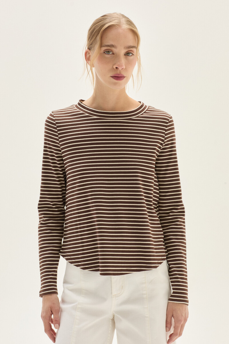 Remera Camelia - Chocolate 