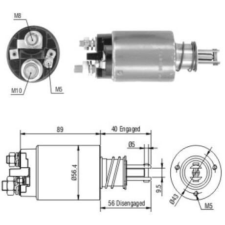 AUTOMATICO DE ARRANQUE - FORD F100 INDIEL SIN OREJA FS.73 ZM AUTOMATICO DE ARRANQUE - FORD F100 INDIEL SIN OREJA FS.73 ZM