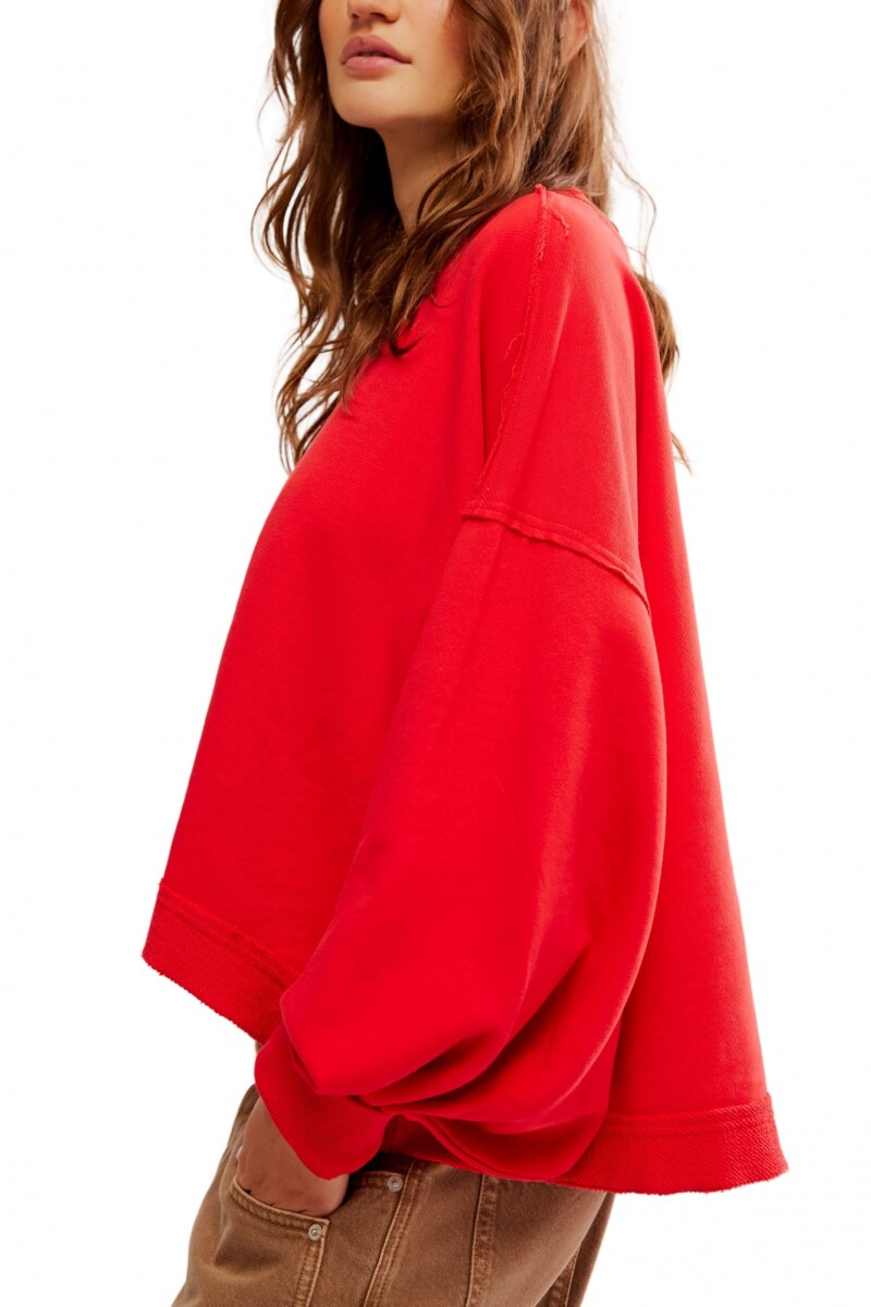 TRISH SWEATSHIRT Rojo