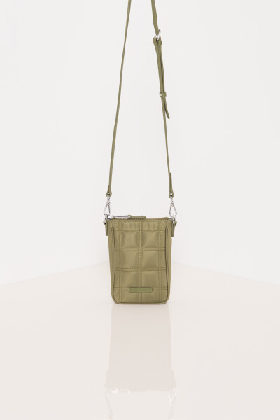 MINI BAG BOSTON GRID Verde Militar