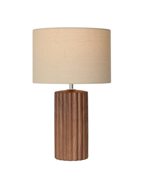 LAMPARA DE MESA CERAMICA D30x49CM TEXTURA MADERA LAMPARA DE MESA CERAMICA D30x49CM TEXTURA MADERA
