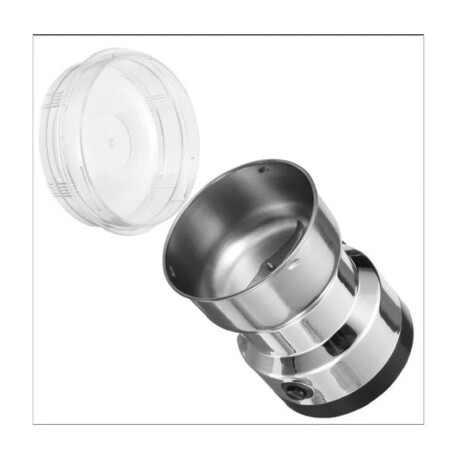 Molinillo Eléctrico de Café y Granos c/Bowl Acero Inox 100Gr Plateado