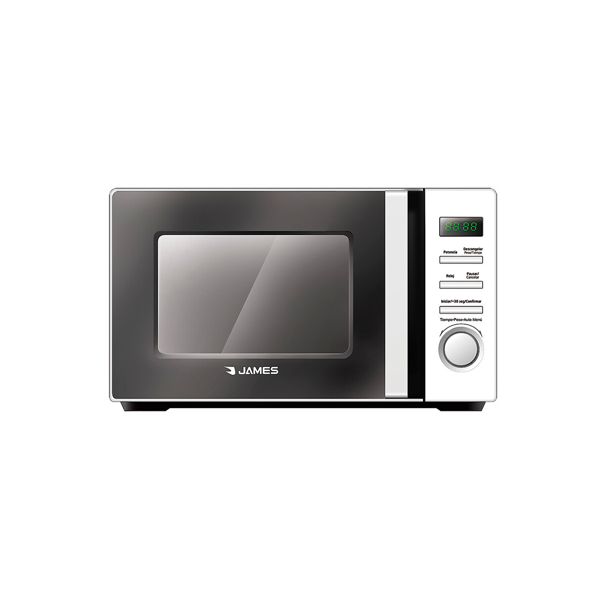 Microondas 20 Lts. Blanco James J20 Mdb 