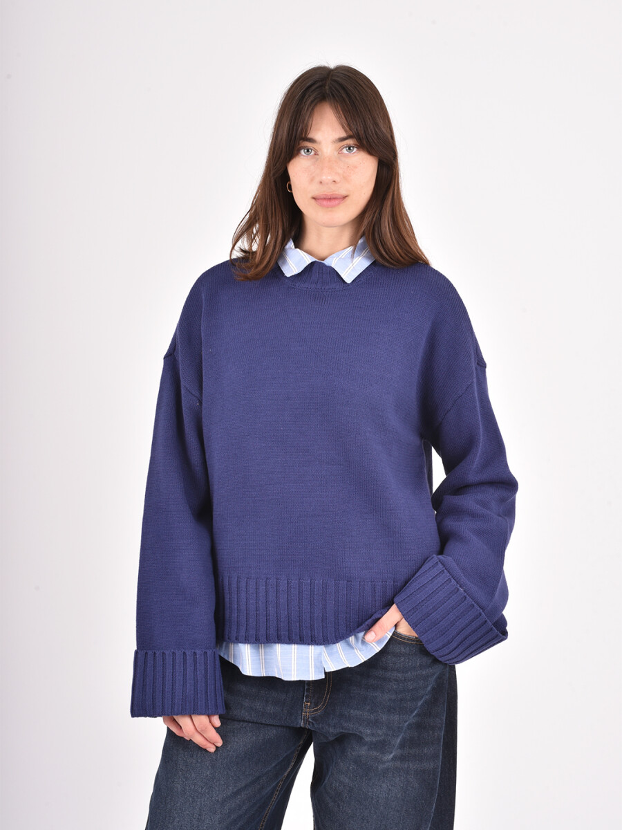 BUZO PAULINA - AZUL OSCURO 