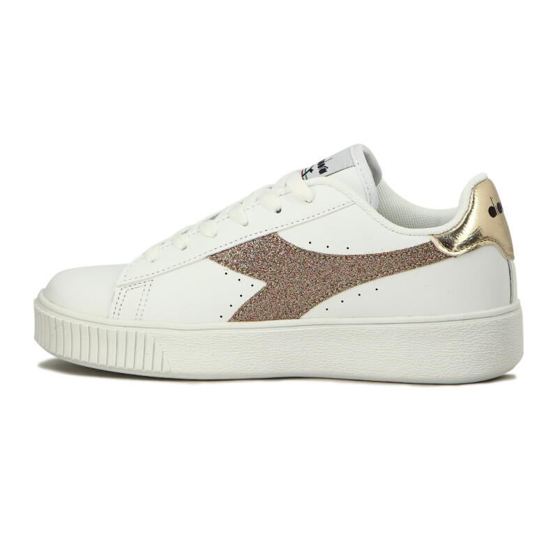 Championes Casuales Mujer Diadora SET Blanco-Dorado