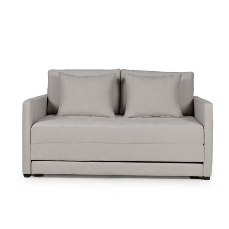 Sofá Cama Quito - 156 - Tela Microfibra TC1009 (Plata)