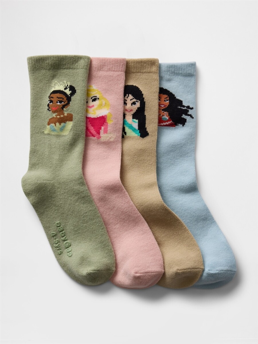 Medias Princesas Pack X4 Toddler Niña - Multi 1Cc 