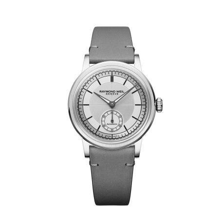 Reloj RAYMOND WEIL Millesime Small Seconds Automático con correa y esfera gris. Reloj RAYMOND WEIL Millesime Small Seconds Automático con correa y esfera gris.