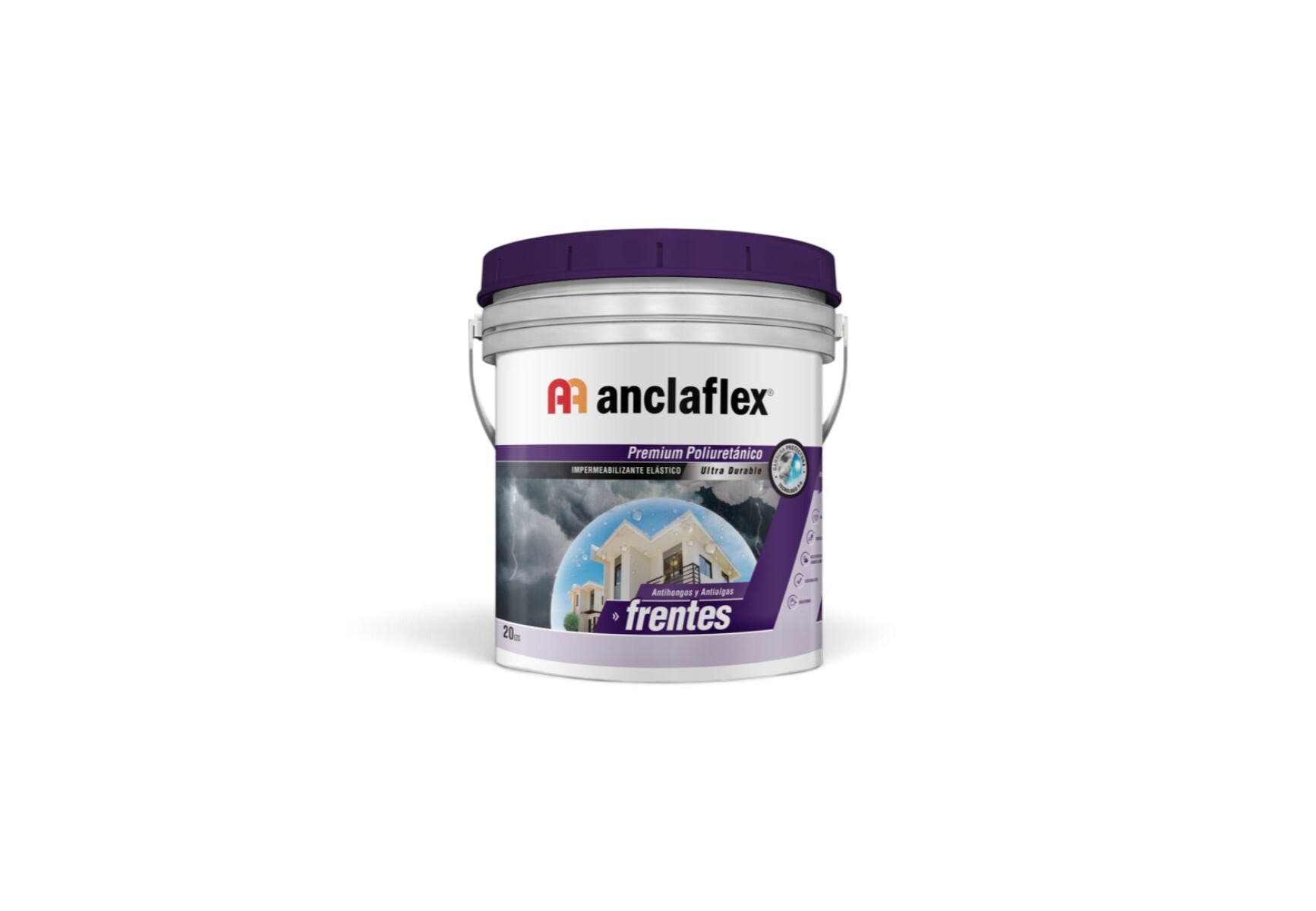Impermeabilizante poliuretanico Anclaflex para Frentes 20kg 