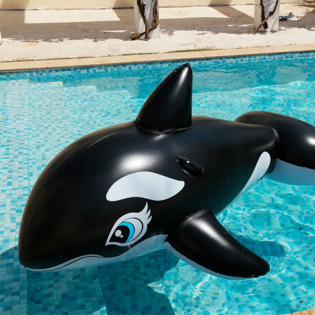 Inflable Flotador Piscina Playa Ballena Gigante Orca Pis005035-orc
