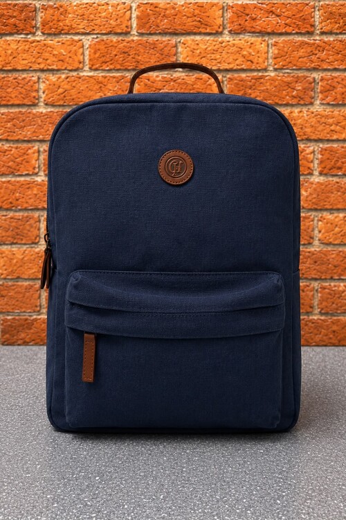 Mochila canvas Azul