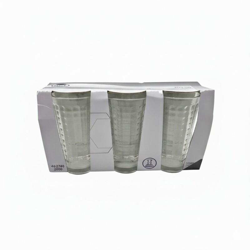 VASO DE VIDRIO JX-CX SET X3 • 290ml VASO DE VIDRIO JX-CX SET X3 • 290ml