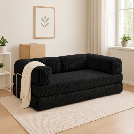 Sillón Cama 3 Cuerpos CloudNest Negro