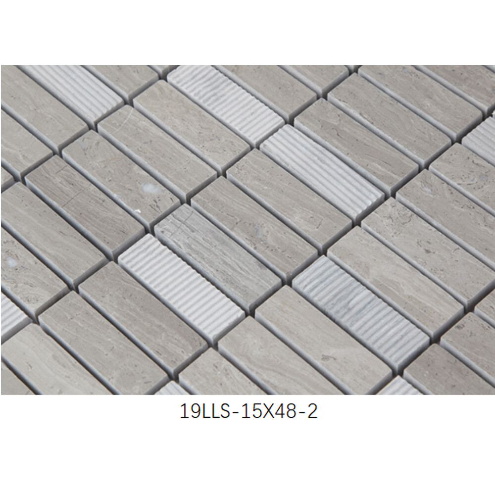MOSAICO CON TERMINACIÓN DE PIEDRA 298x304x8 mm Mosaico Con Terminación De Piedra 298x304x8 Mm