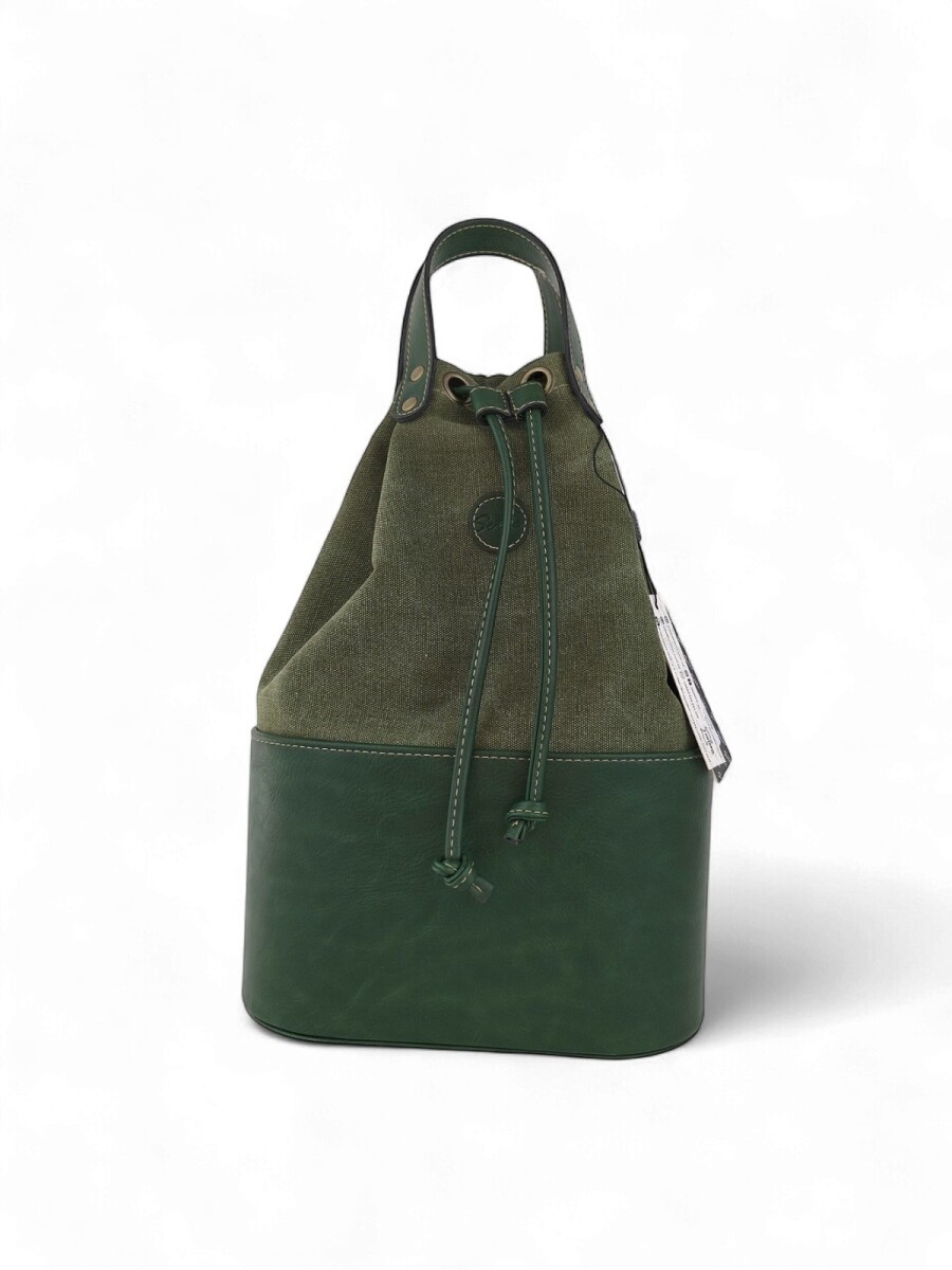 Matera bolso con división - Verde 