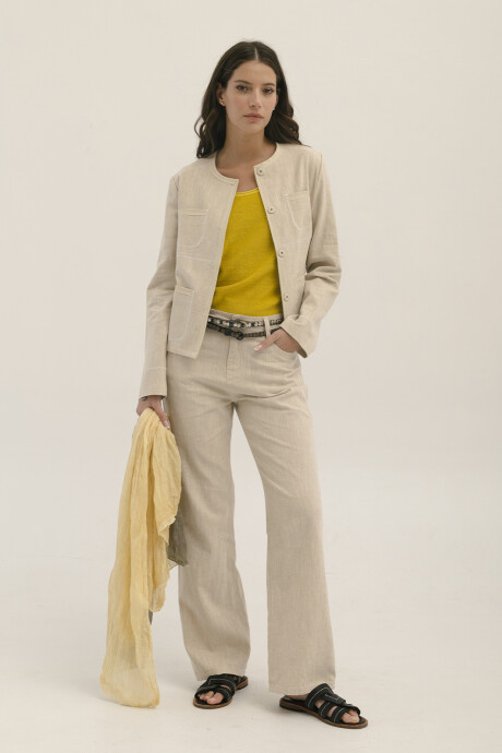 CHAQUETA COCO BEIGE