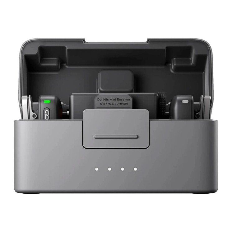 Micrófono Inalámbrico DJI Mic Mini con 2 Transmisores, Receptor y Estuche de Carga Micrófono Inalámbrico DJI Mic Mini con 2 Transmisores, Receptor y Estuche de Carga