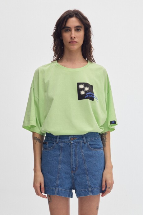 T-shirt Boxy Green