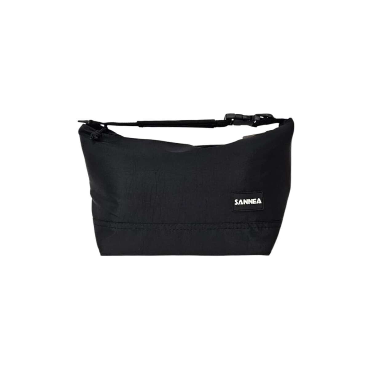 Lunchera térmica 6L con asa y correa para colgar 23x14x20cm - Negro 