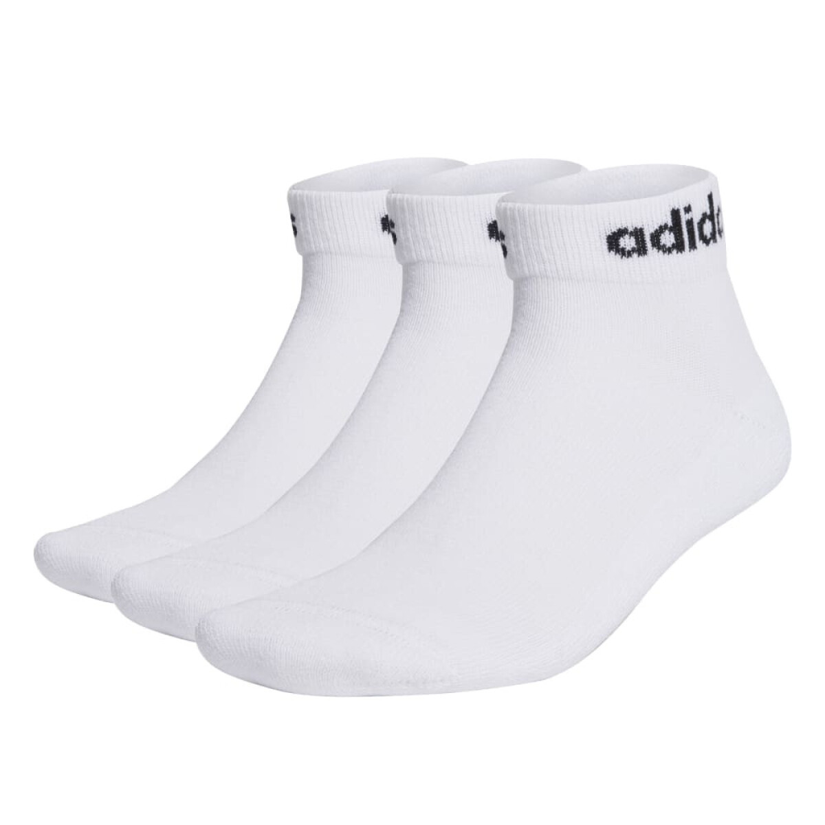 C LIN ANKLE 3P WHITE/BLACK - WHITE 