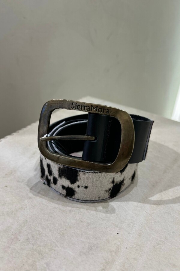 Print Belt Negro / Dorado