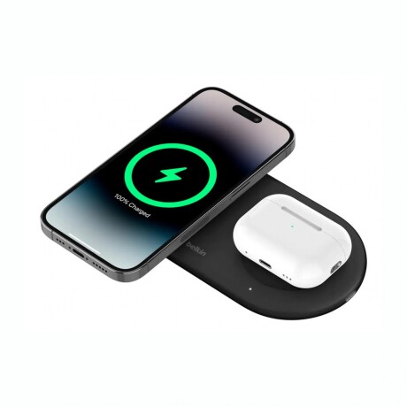 Base De Carga BELKIN QI2 15W Puerto USB-C Adicional Para Cargar Por Cable Base De Carga BELKIN QI2 15W Puerto USB-C Adicional Para Cargar Por Cable