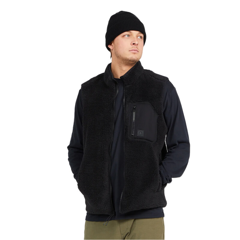 Chaleco Volcom Muzzer Fuzzar - Negro Chaleco Volcom Muzzer Fuzzar - Negro