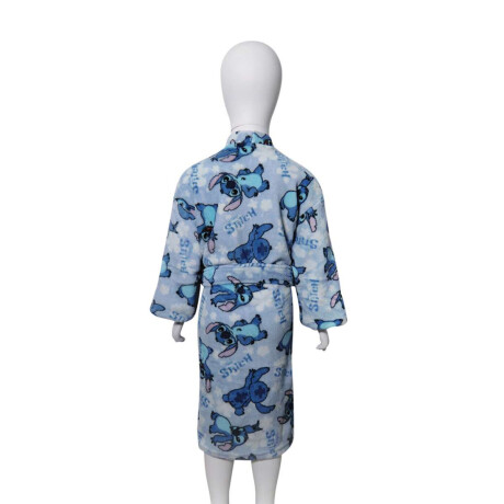 Bata de Cama Infantil Microfibra Talle P al G Stitch